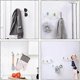 thumbnail image 5 of 1 pc Kids Room Hook, Cloud-Shaped Clothes Hanger for Children, No Need to Drill Holes to Install Wall-Mounted Clothes Hook with 3 Hooks, Suitable for, 5 of 5