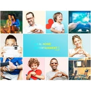 VANKYO Leisure 3 1080P Supported Mini Projector with 65000 Hours Lamp Life, LED Portable Projector Support 200 Display, Compatible with TV Stick, PS4, HDMI, VGA, TF, AV and USB (White)