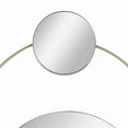 thumbnail image 4 of Benjara BM217164 Round Dual Wall Mirror Conjoined with Metal, Gold & Silver, 4 of 5