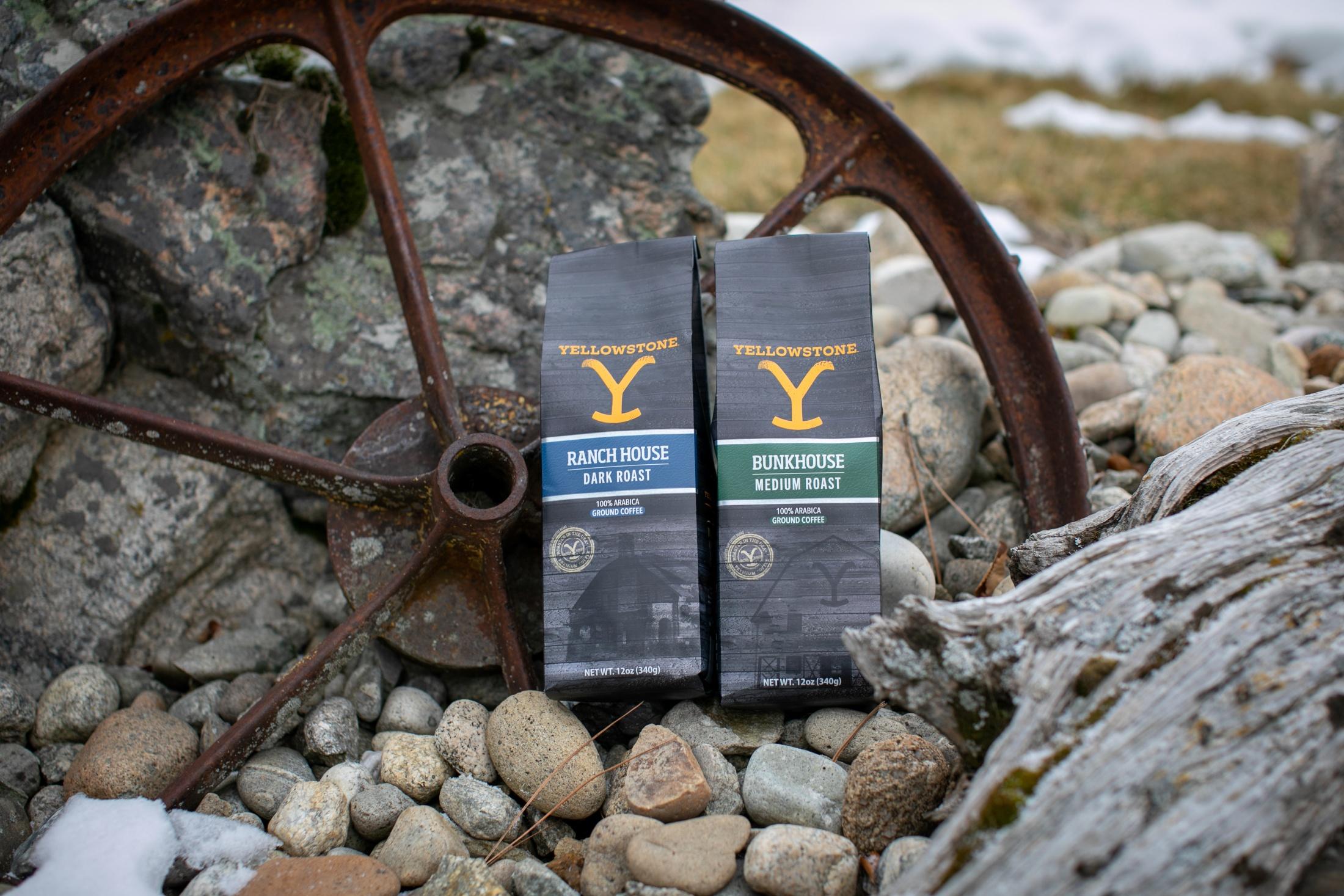Yellowstone Ranch House Dark Roast Ground Coffee 12 oz, 3 Pack