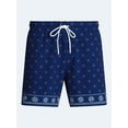 thumbnail image 5 of Free Assembly Men's Stretch Seersucker 5" Swim Trunks, Sizes S-3XL, 5 of 6