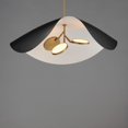 thumbnail image 4 of E24968-WTBKGLD-ET2 Lighting-Carmen - 21W 3 LED Pendant-11 Inches Tall and 32 Inches Wide-Black/Gold Finish, 4 of 4