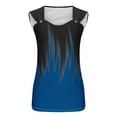 thumbnail image 4 of PNTUTB Summer Women's Fashion Color Blocked Casual Comfortable Round Neck Sleeveless Tops, 4 of 6