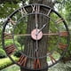 thumbnail image 1 of Reloj de jardín Reloj de pared de jardín al aire libre Reloj de jardín con números romanos grandes Reloj de hierro al aire libre Reloj al aire libre,40cm/16inch,11 kaili Sencillez, 1 of 5