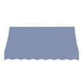 thumbnail image 2 of Awntech 10.38 Ft Nantucket Curved Slope Fixed Awning Canopy (124.5in x 44in x 36in), Dusty Blue, 2 of 3