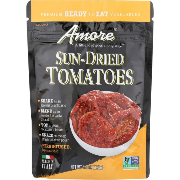 Amore Sun-Dried Tomatoes, Herb Infused, 4.4 oz (125 g)