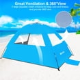 thumbnail image 4 of Carpa de playa Gorich, 270 x 270 x 160 cm, UPF 99+, ligera, 4 of 7