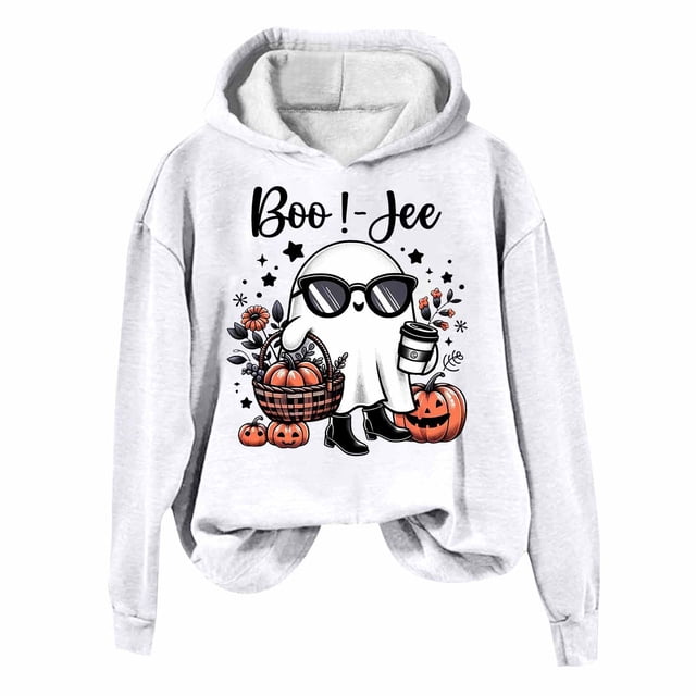 WEAIXIMIUNG Sweat-Shirt pour Femmes Zip Décontracté Imprimé Col Rond à Capuche