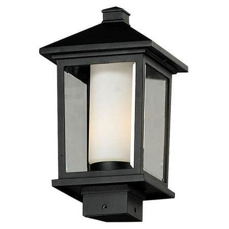 Z-Lite Mesa Black Transitional; Fusion Outdoor w/ 1 Light 100W - 538PHM-BK