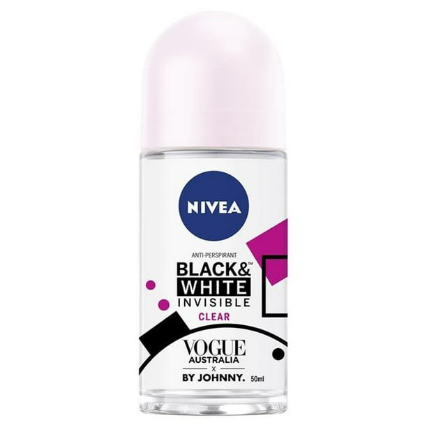 gasformig Hele tiden tynd Nivea 4005808630646 50 ml Invisible Clear Black & White Roll On Deodorant  for Women - Walmart.com