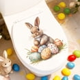 thumbnail image 6 of Yyuenw Easter Decorations, Easter Stickers Lovely Patterns Toilet Sticker Suit For Toilet And Doors And Windows And Walls Easter Atmospheres Decoration, 6 of 7