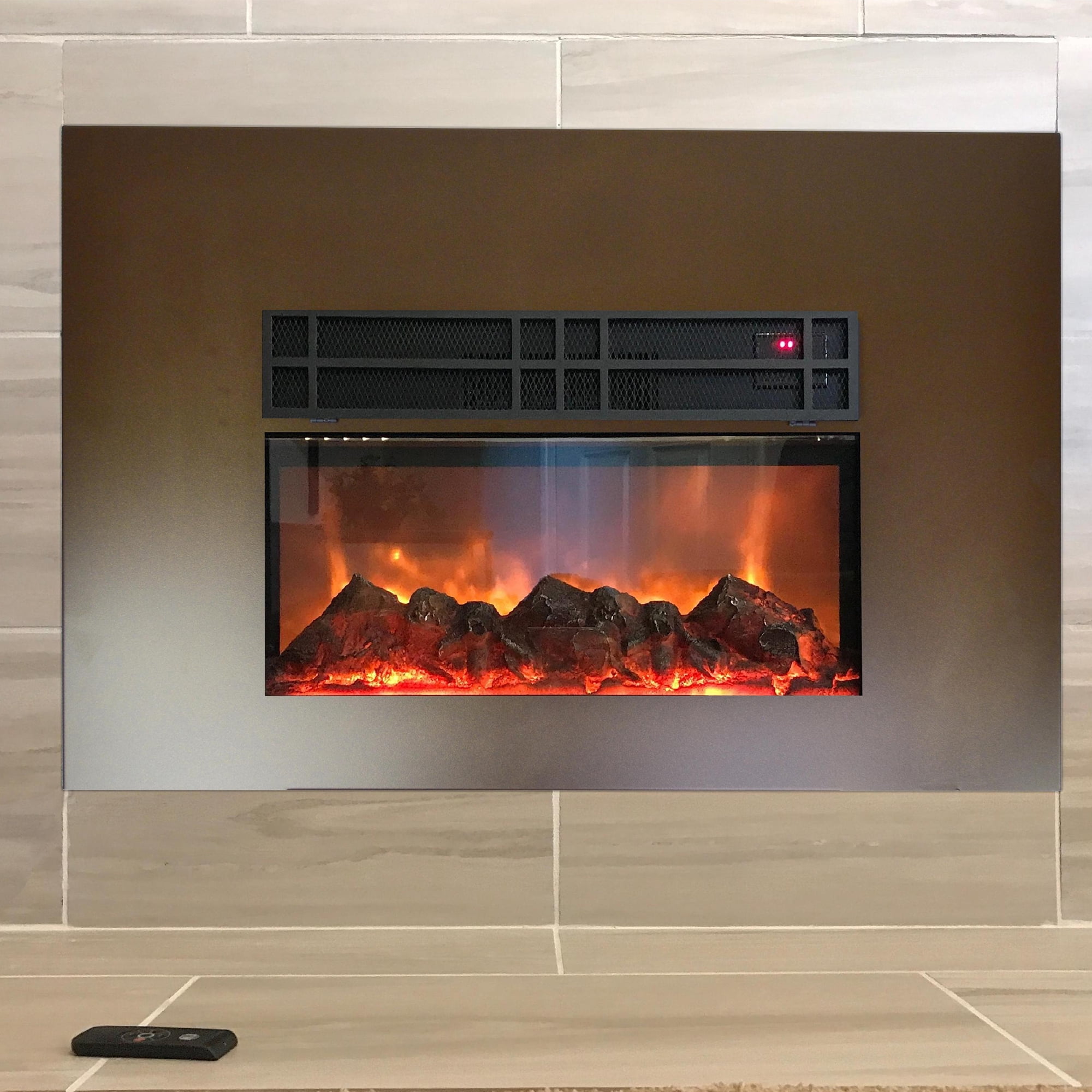 True Flame Electric Fireplace Insert By Y Decor 24 With Front