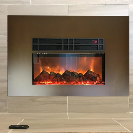 True Flame Electric Fireplace Insert By Y Decor 24 With Front