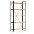 thumbnail image 4 of vidaXL 5-Tier Bookcase 90x30x180 cm Solid Acacia Wood, 4 of 5