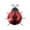 Red, variant on Solar Ladybugs Garden Decor, Waterproof 5.5 Inch Metal Lady Bugs Cute Wall Art LED Garden Light Outside Decor for Porch Lawn Patio Balcony Pathway