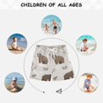 thumbnail image 6 of FORMRS Boys Swim Trunks Quick Dry Mesh Liner Boardshorts Sizes XS-XL, Light Gray Bears, 6 of 7