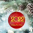 thumbnail image 2 of Gibobby Decoración de Navidad Adornos Colgantes Personalizar Adornos en forma 2023 Decoración del(Red), 2 of 4