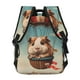 thumbnail image 4 of Easygdp Hot Air Balloon Guinea Pig Mochila Ergonómica Versátil para Laptop - Múltiples Bolsillos, Correas Ajustables, Unisex para Escuela, Viajes y Actividades al Aire Libre-One Size, 4 of 5