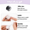 thumbnail image 4 of RAGUPEL 5 Gram Sample Containers with Lids,50 Count 5Ml Sample Jars,Empty Cosmetic Containers with Lids,Small Makeup Travel Containers for Glitter,Lotion,Cream,Beads,With Labels,Mini Spatulas, 4 of 8