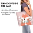 thumbnail image 3 of ZICANCN Cartoon Design Red Fox Tote Bag , Grocery Bags Reusable Shopping Bags with Handles Durable Foldable Washable for Women Men, 3 of 8