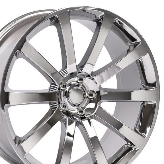 OE Wheels CL02 20 Inch Rim Fits 300 SRT Style 5x115 20x9 Chrome - Hollander 2253 (1)