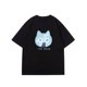 thumbnail image 1 of Men's Cotton T-Shirt with Cartoon Cat Print - Casual Crew Neck, Short Sleeve Tee for Summer | Machine Washable, 1 of 5