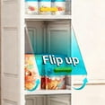 thumbnail image 6 of 5-Tier Slim Narrow Storage Cabinet - Clear Door Organizer for Small Spaces, Bathroom & Closet, 6 of 9