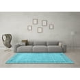 thumbnail image 3 of Ahgly Company Indoor Rectangle Persian Light Blue Traditional Area Rugs, 5' x 7', 3 of 4