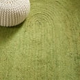 thumbnail image 6 of SAFAVIEH Natural Fiber Cebrail Geometric Area Rug, Green/Natural, 6' x 9' Oval, 6 of 8