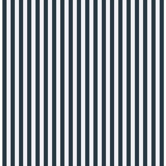 Waverly Inspirations 44" 100% Cotton Striped Sewing & Craft Fabric 8 yd By the Bolt, Ink