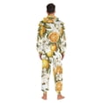 thumbnail image 4 of FORMRS Onesies Pajama for Adults Unisex Hoodie Winter Jumpsuit One Piece Sleepwear, Sizes S-2XL, Oranges Watercolor, 4 of 7