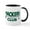 White/Black Inside, variant on CafePress - Hackers Club Logo Mug - 11 oz Ceramic Mug - Novelty Coffee Tea Cup