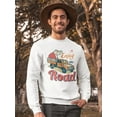 thumbnail image 2 of Enjoy The Road Elephant In Truck Sweatshirt Men -Image by Shutterstock, Male XX-Large, 2 of 4