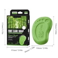 thumbnail image 3 of LEBONYARD 100g Bamboo Charcoal & Green Tea Foot Care Soap, Natural Exfoliating Deep Cleansing Soap, Removes Odors & Refreshes Feet Skin, 3 of 8