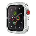 thumbnail image 5 of 2 Pack Goton Bling Screen Protector Case for Apple Watch Series 7 & 8 45mm with Tempered Glass, Glitter Diamond Rhinestone, 5 of 5