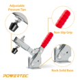 thumbnail image 4 of PowerTec 20335 Vertical Quick-Release Toggle Clamp, 500lbs Capacity, 12130, 2PK, 4 of 7