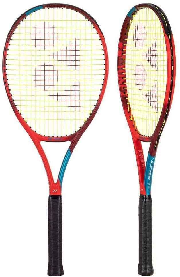 Tennis Racket 10.8oz 16x19 v core black Yonex Vcore 98 Galaxy 305g STRUNG 4 3/8 
