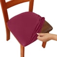 thumbnail image 3 of NUZYZ Chair Cover for Chairs Fans Bedside Tables Buckets Elastic Fabric Regularly Fit DIY Multi-Use Protector Washable Reusable Chair Seat Pad Sleeve for Dining Rooms Kitchen Banquets,Dark Coffee, 3 of 8