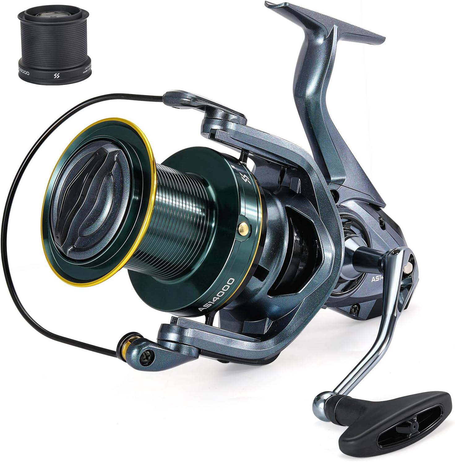 Rooblinos SW Long Shot Jigging Spinning Reel, Full Metal Body
