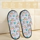 thumbnail image 2 of Balery Unicorn DoingYoga Pantuflas de Casa de Felpa Silenciosas con Diseño Estampado, Zapatillas Cómodas Antideslizantes de Algodón para Interior-Medium, 2 of 8