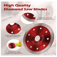 thumbnail image 4 of Discos de Corte Diamante 115mm Azulejos Mármol Granito Pack 4 Color Rojo, 4 of 5