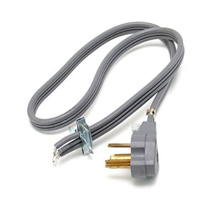 Whirlpool 3 Wire Dryer Cord, 30 Amp, 4 Ft.