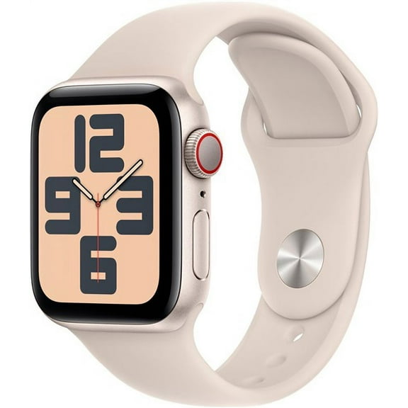 Pre-Owned Apple Watch SE 2nd Generation 40mm GPS - Starlight Aluminum Case - Starlight Sport Band (2022) - Good
