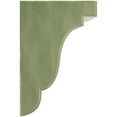 thumbnail image 2 of Ekena Millwork 5 1/4"W x 5"D x 7 1/2"H Bedford Wood Vintage Decor Bracket, Restoration Green, 2 of 6