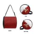 thumbnail image 3 of ZIATUBLE Christmas Deers Toilet Paper Holder Snowflakes Hanging Paper Towel Case with Smooth Zipper Tissue Roll Hanging Cover Washable Paper Towel Roll Organizer Accessories Indoor, 3 of 7