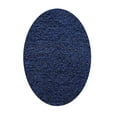 thumbnail image 1 of Indoor/Outdoor Area Rug with Rubber Marine Backing for Patio, Porch, Deck, Boat, Basement or Garage with Premium Bound Polyester Edges Navy 10 'X13' Oval, 1 of 2