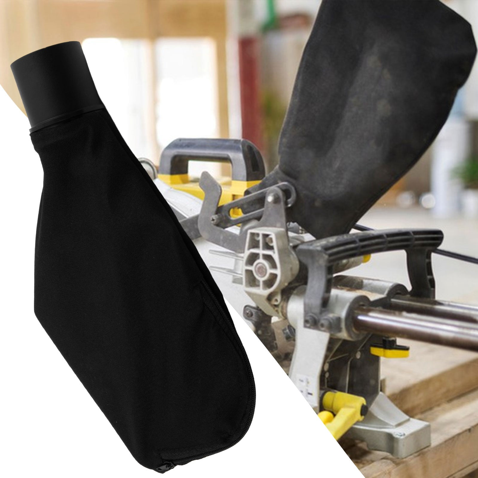 N126162 Dust Bag Replacement For Dewalt Miter Saws – Fits DW715, DW713, DW716, DWS782, DWS780, Black Heavy Cloth Bag With Zipper, 1 Pack