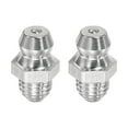 thumbnail image 1 of Unique Bargains Stainless Steel Straight Hydraulic Grease Fitting 1/4-20 Inch Thread 2 Pack, 1 of 6