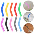 thumbnail image 4 of SHISUYAN 10 Pcs Embouts de Pailles Réutilisables en Silicone pour Paille en Acier Inoxydable, 4 of 8