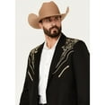 thumbnail image 2 of Scully P-916-BGD-40 Men Floral Embroidered Blazer, Black & Gold - 40, 2 of 4